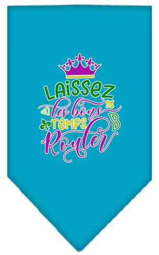 Pet and Dog Bandana Screen Printed, "Laissez Les Bons Temps Rouler" - Image 10