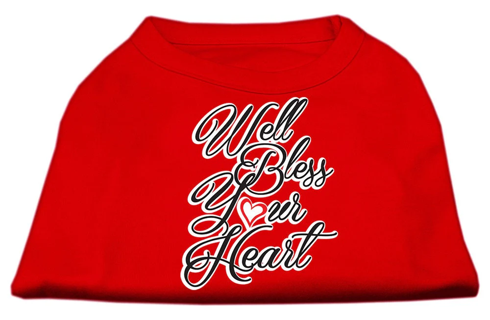 Pet Dog & Cat Shirt Screen Printed, "Well Bless Your Heart" - Image 10