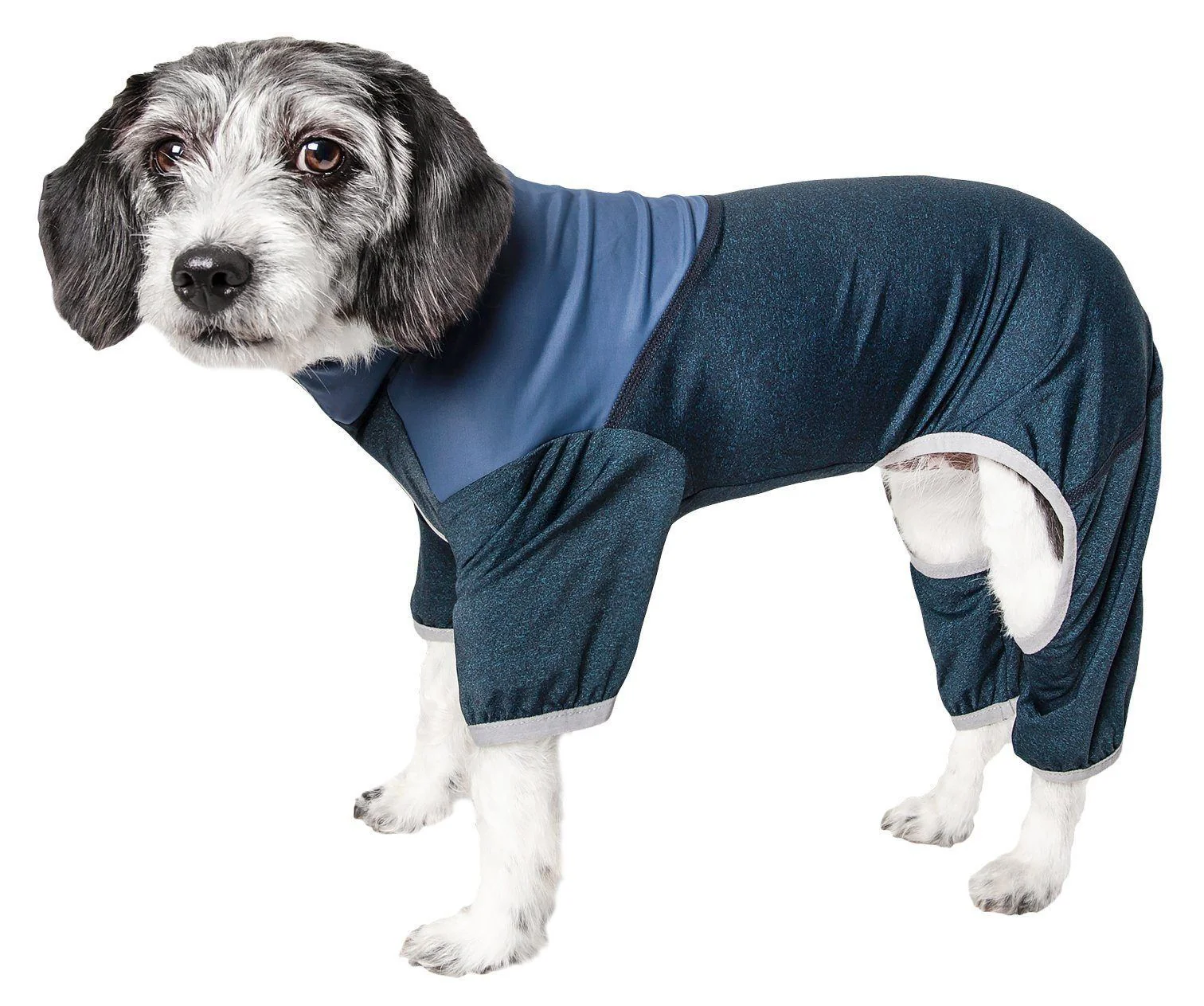 Pet Life ® Active 'Embarker' 4-Way Stretch Fitness Yoga Full Body Dog Tracksuit - Image 6