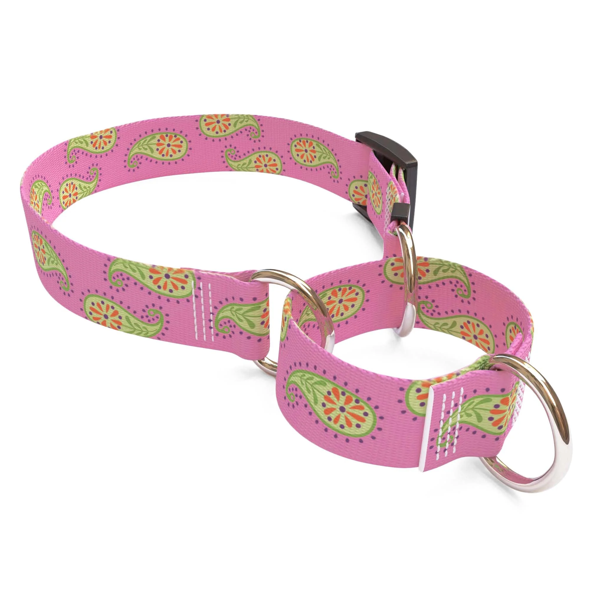 Pink Paisley Dog Collar - Image 3