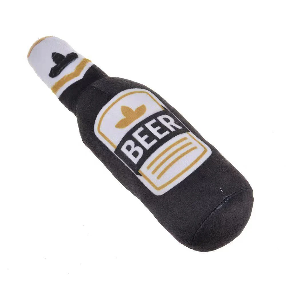 Plush Stuffed Vodka Squeaky Sounding Molar Toy - Image 6