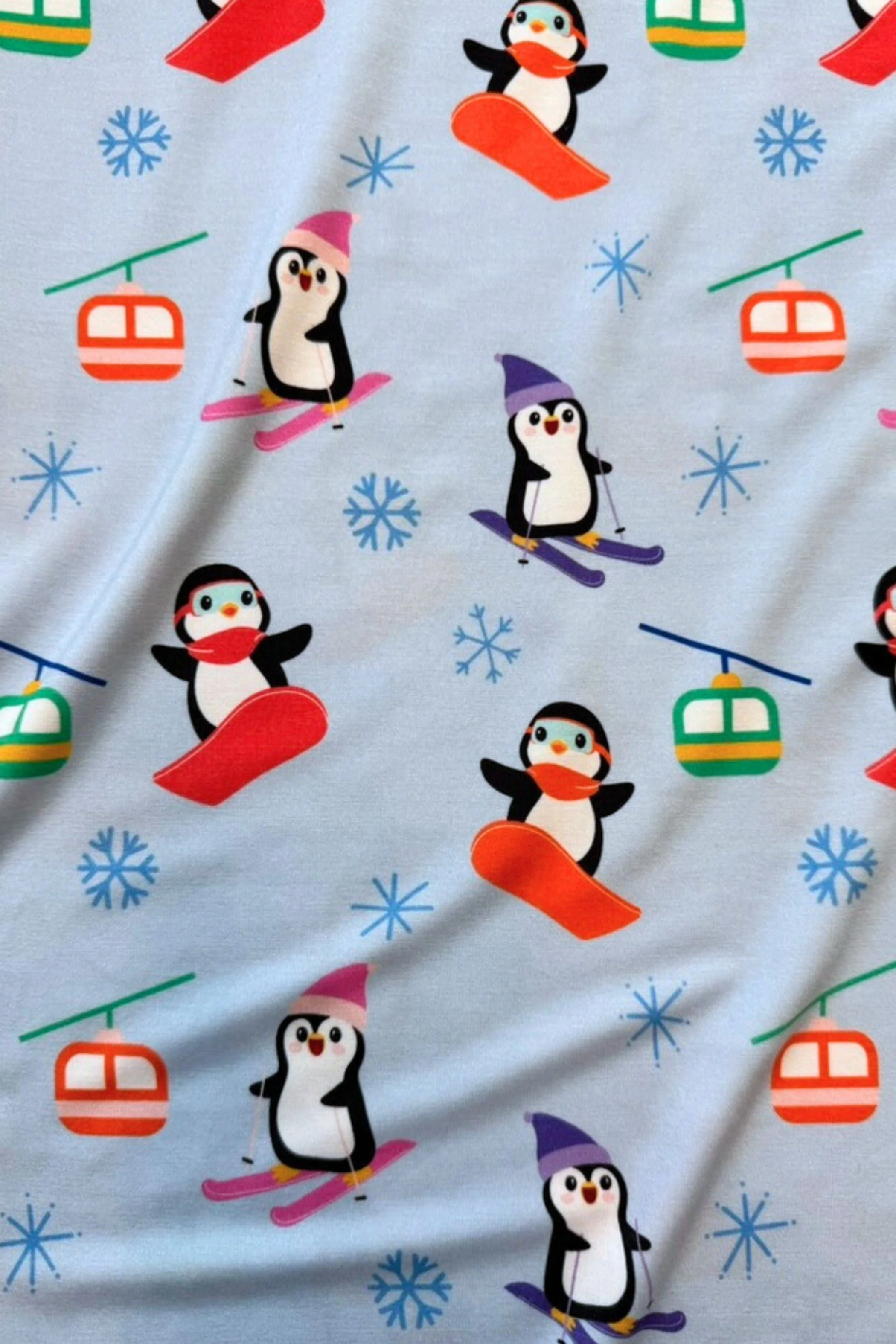 Polar Penguins Top Knot Hat - Image 3