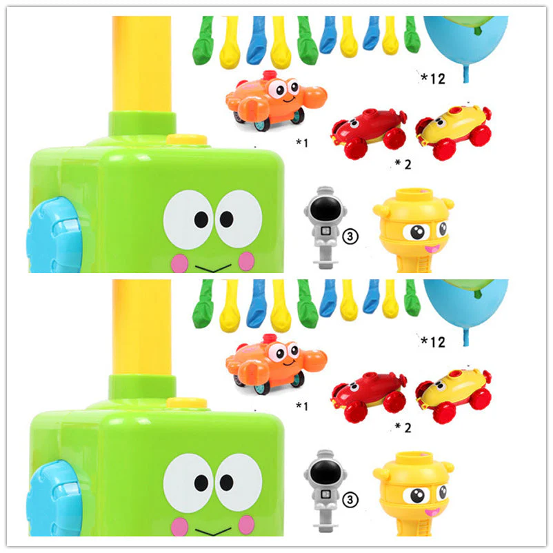 Power Balloon Launch Tower Toy Puzzle Education Inertia Air Power Balloon Car Science Experimen Toy For Children Gift - Image 26