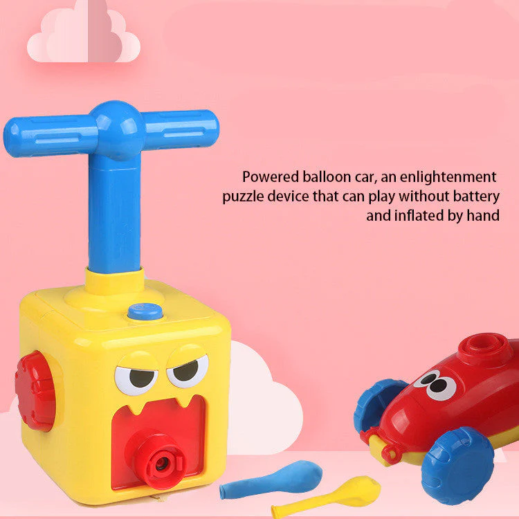 Power Balloon Launch Tower Toy Puzzle Education Inertia Air Power Balloon Car Science Experimen Toy For Children Gift - Image 3