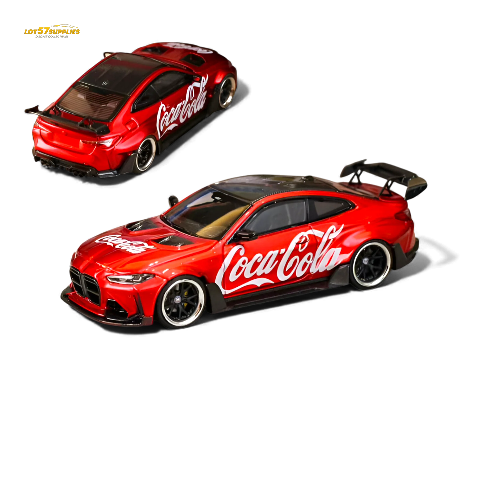 (Pre-Order) Ghost Player BMW G82 M4 Wide-Body Coca Cola 1:64