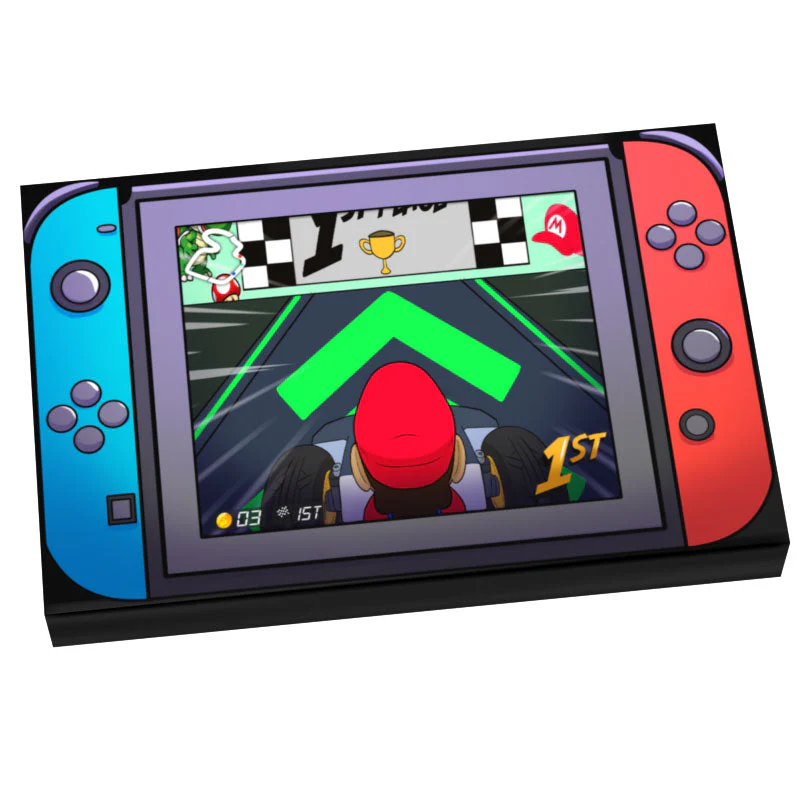 Pretendo Handheld Gaming Console (2x3 Tile) made using LEGO parts - B3 Customs