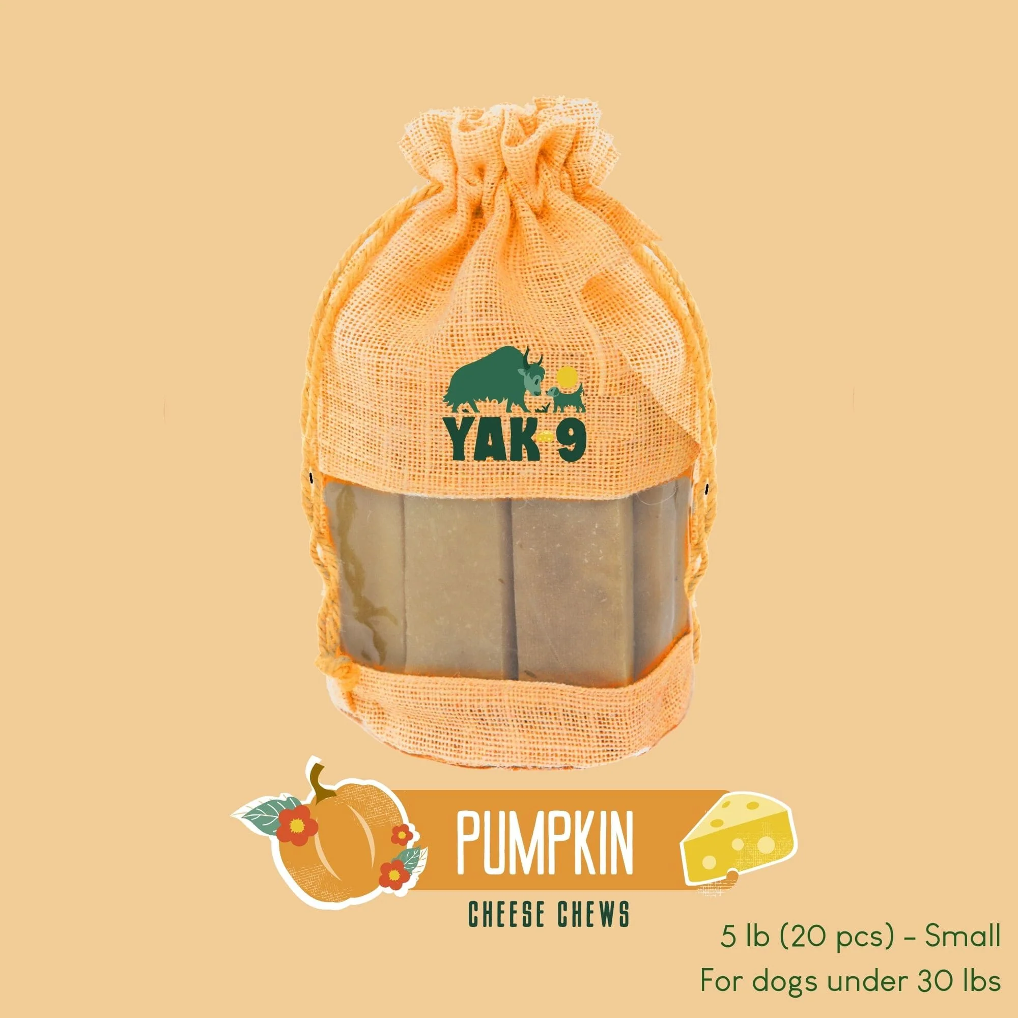 Pumpkin Cheese Chews for Dogs - Image 17