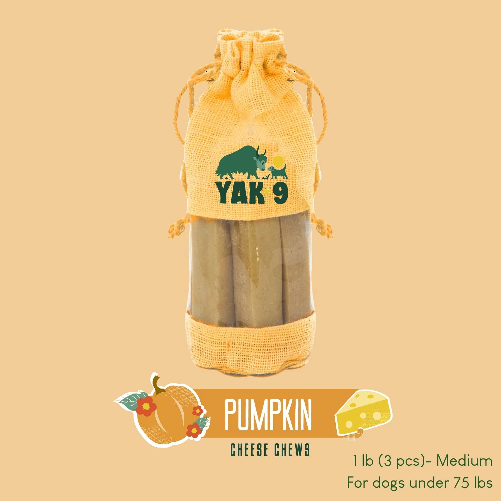 Pumpkin Cheese Chews for Dogs - Image 6