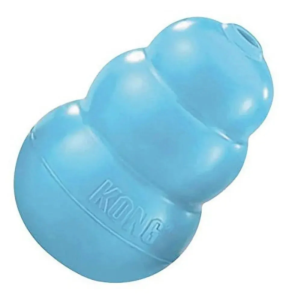 Puppy Dog Chew Toy, Blue, Medium 3.5 Inches