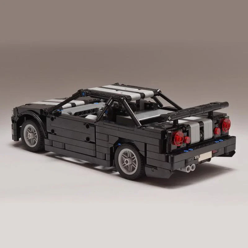 R34 Sports Car Remote Control Building Block Toy - Image 4