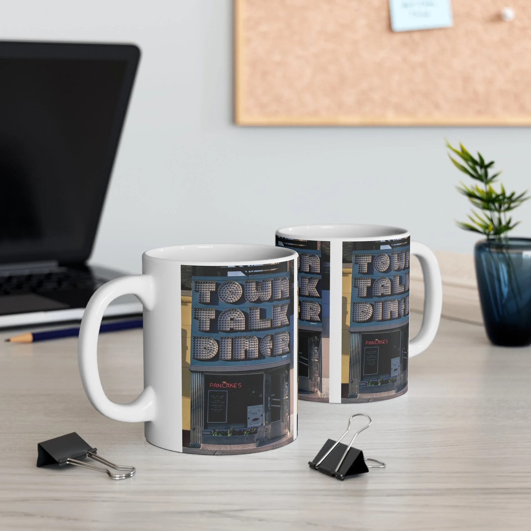 ROADSIDE MUGS - Town Talk Diner Ceramic Mug 11oz - Image 5