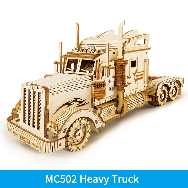 Robotime 3D Wooden Puzzle Prime Steam Express Model DIY Kit Puzzle Toy - Image 3