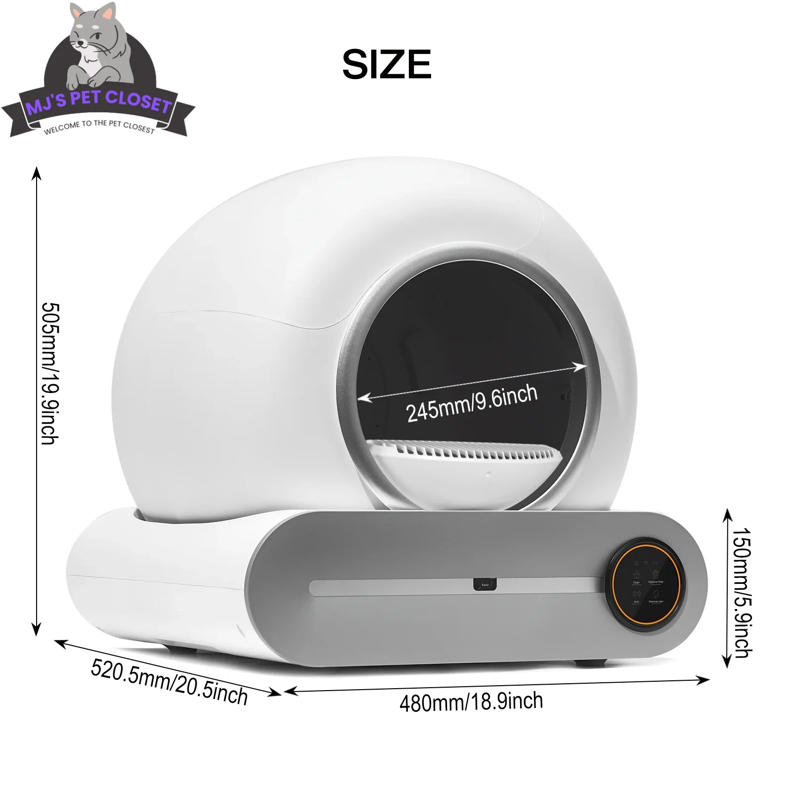 Say goodbye to messy litter! 🐾✨ Meet the Smart Self-Cleaning Litter Box with App Control and Safety Features! Perfect for busy cat parents! 😻📱 - Image 9