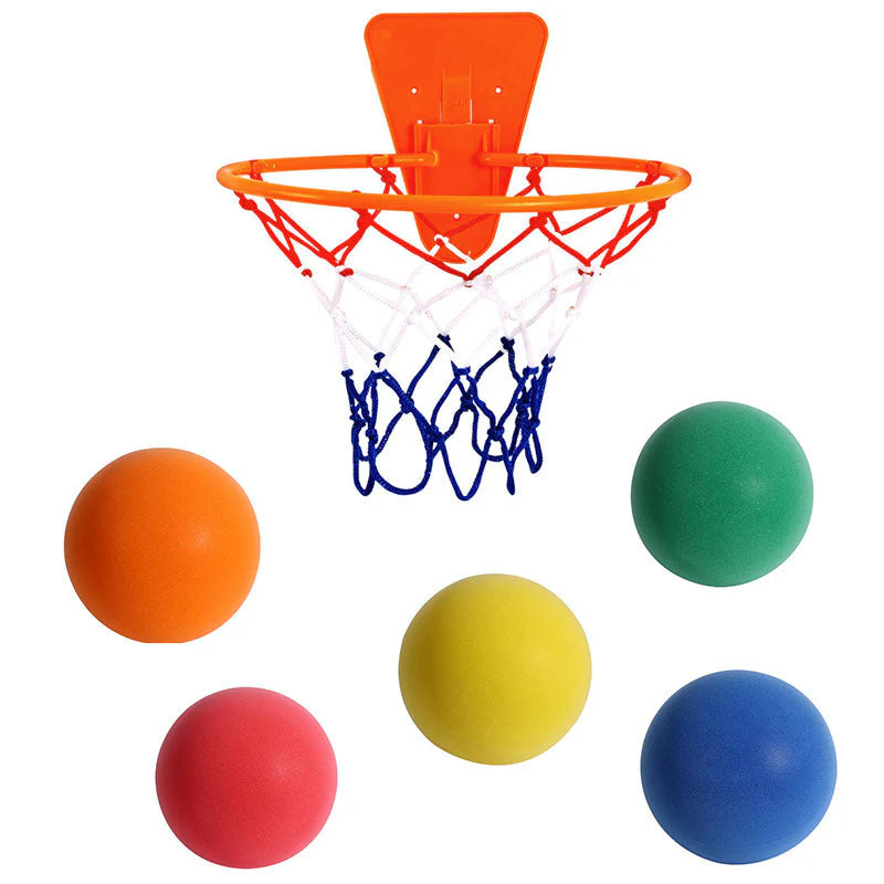 Silent High Density Foam Sports Ball Indoor Mute Basketball Soft Elastic Ball Children Sports Toy Games - Image 9