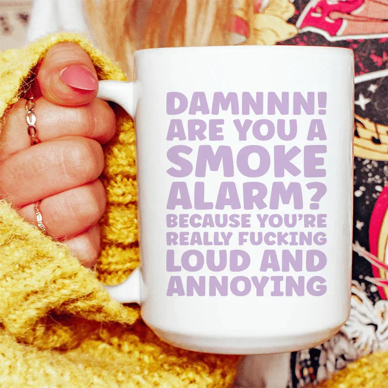 Smoke Alarm Ceramic Mug 15 oz