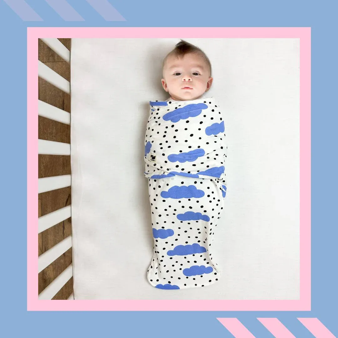 Snugababe Swaddle™ Sleep Pod - Blue Clouds - Image 9