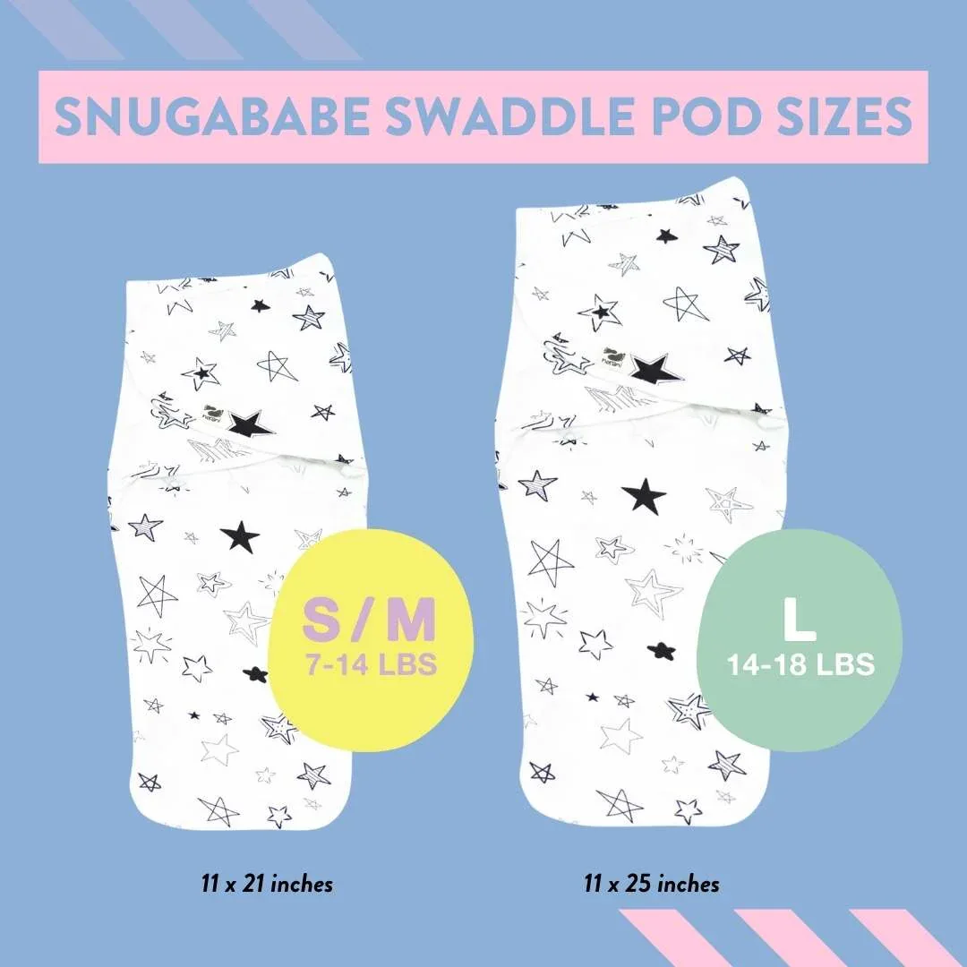 Snugababe Swaddle™ Sleep Pod - Stars - Image 4