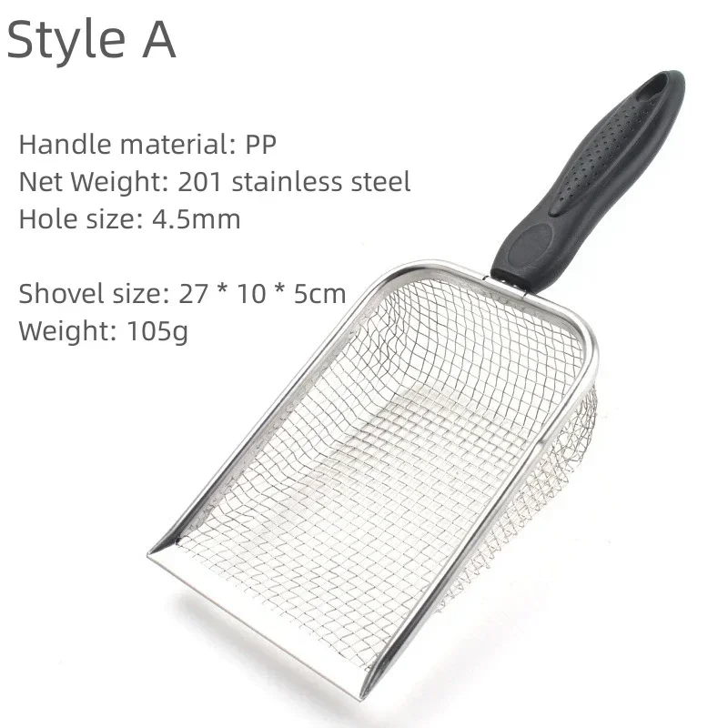 Stainless Steel Cat Litter Scoop with Long Handle | Durable & Easy to Use - Image 9