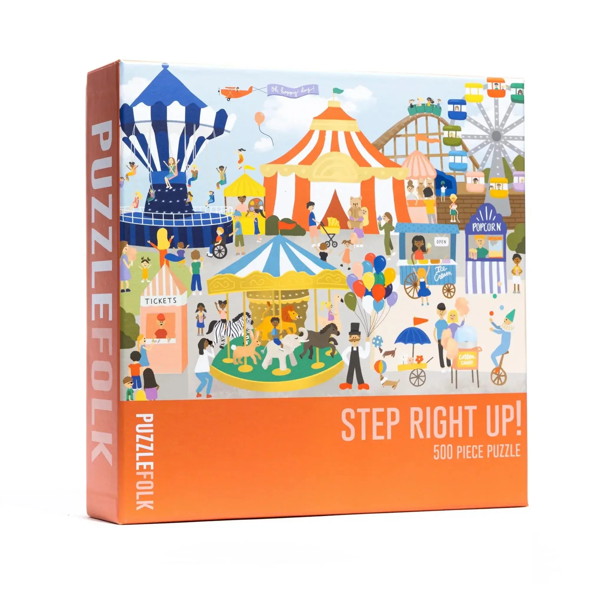 Step Right Up! 500 Piece Circus Puzzle by Puzzlefolk