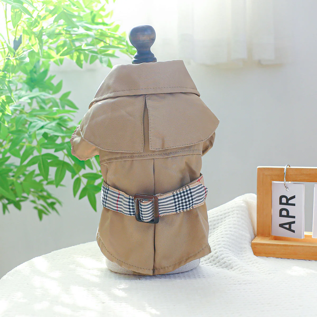 Summer Khaki Dog Coat - Image 3