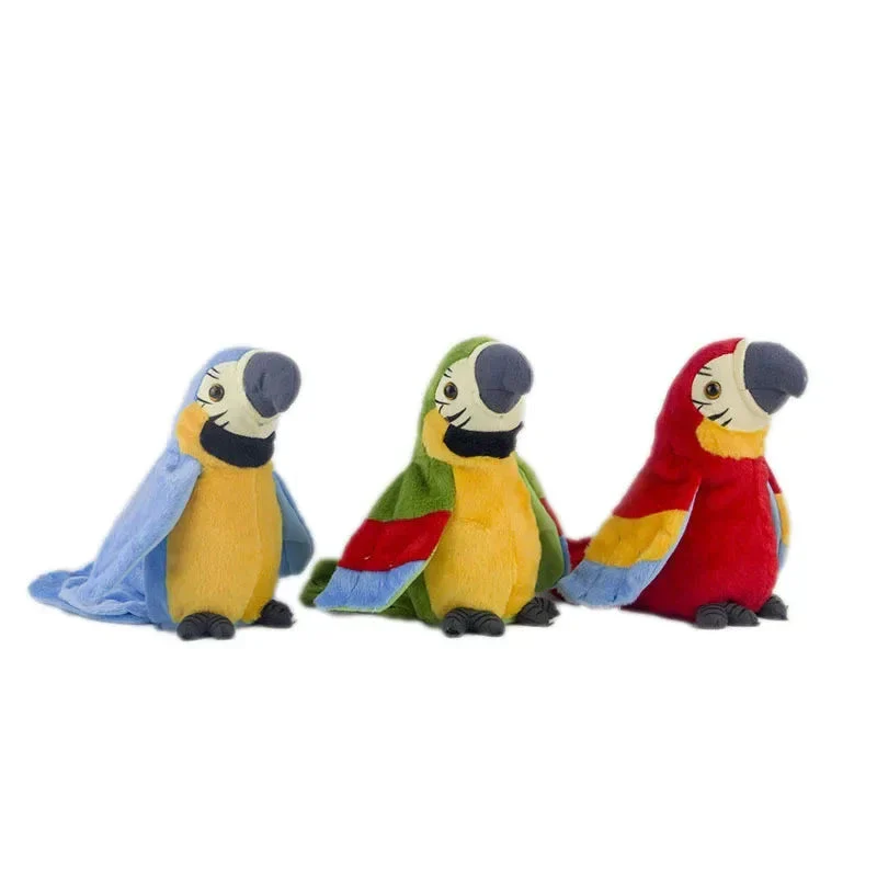 Talking Macaw Parrot Plush β Repeat & Speak Electronic Stuffed Toy - Image 3