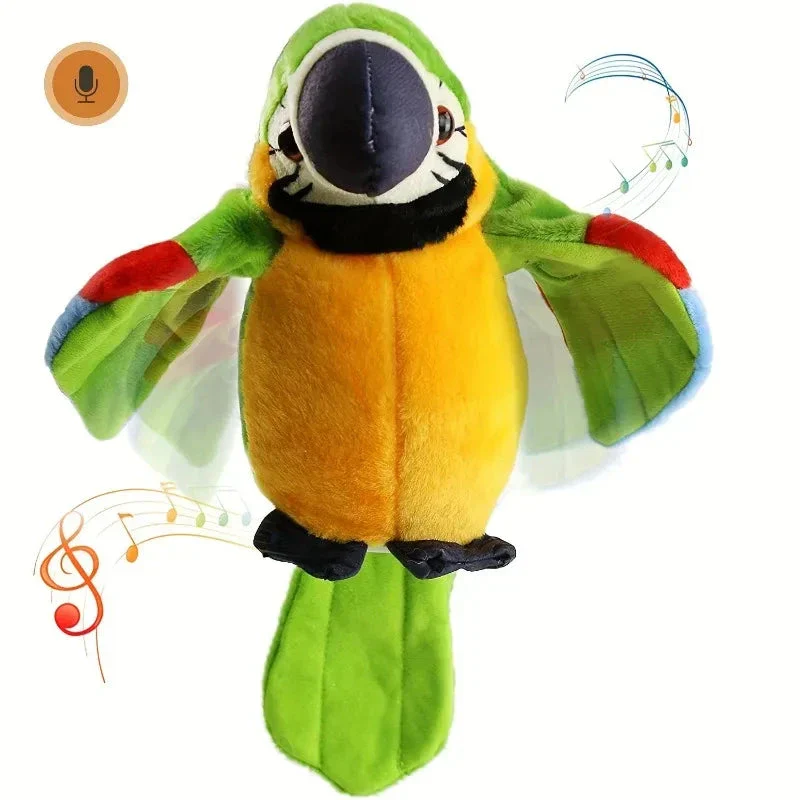 Talking Macaw Parrot Plush β Repeat & Speak Electronic Stuffed Toy - Image 5