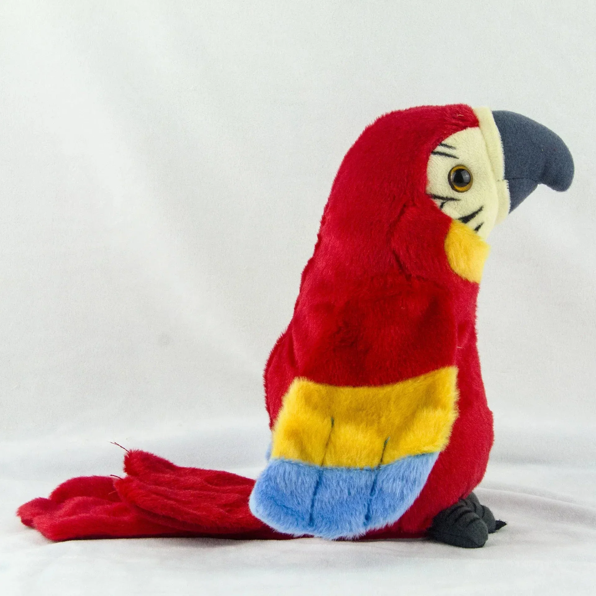 Talking Macaw Parrot Plush β Repeat & Speak Electronic Stuffed Toy - Image 7