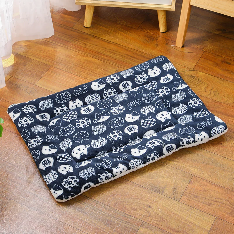 Thicken Flannel Cat Mat – Soft Winter Sleeping Cushion for Cats & Small Dogs - Image 10