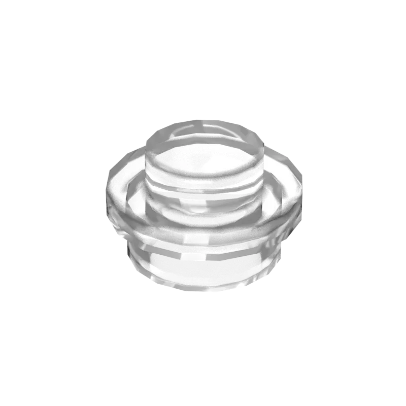 Transparent Clear 4073 1x1 Round Plate Brick – Choose Quantity – LEGO® Compatible Bulk Lot