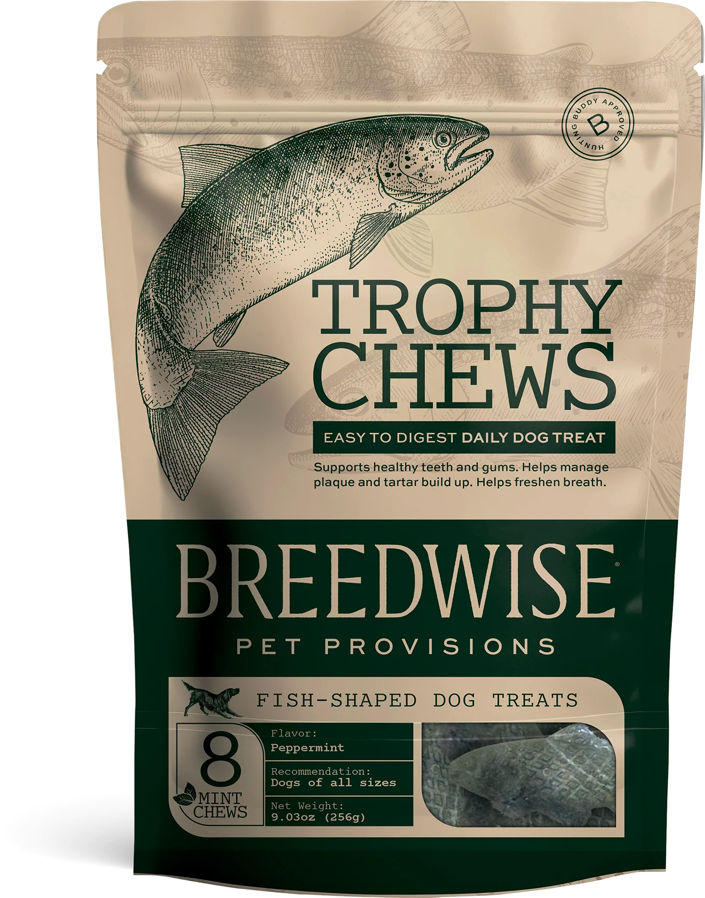 Trophy Chews™ Fish-Shaped Dental Treats