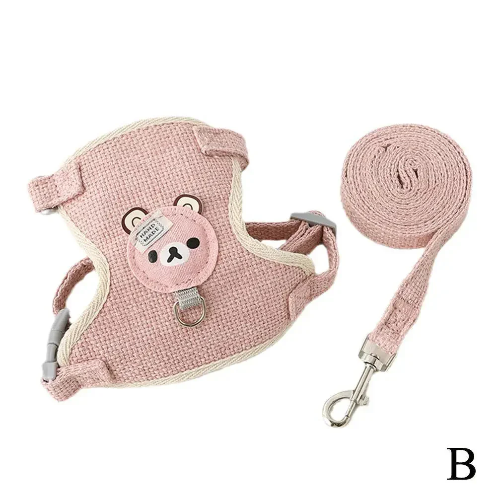 Undershirt Style Pet Leash Adjustable Cat Dog Harness Breathable Leash Convenient Pet Vest For Small Dog Cat Supplies - Image 7