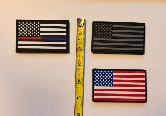 US American Flag Patch - Heavy Duty PVC/Rubber - Image 6