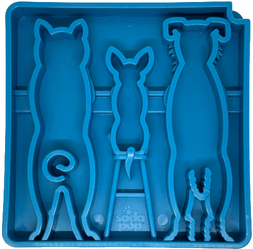 Waiting Dogs eTray - Shallow Slow Feeder Bowl for Enrichment | USA Made