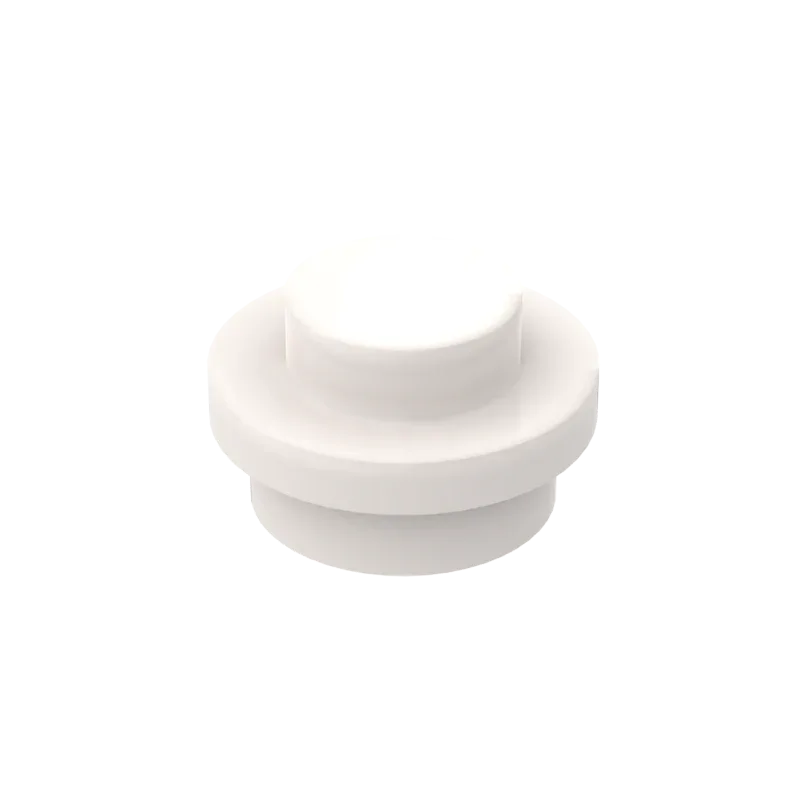 White 4073 1x1 Round Plate Brick – Choose Quantity – LEGO® Compatible Bulk Lot