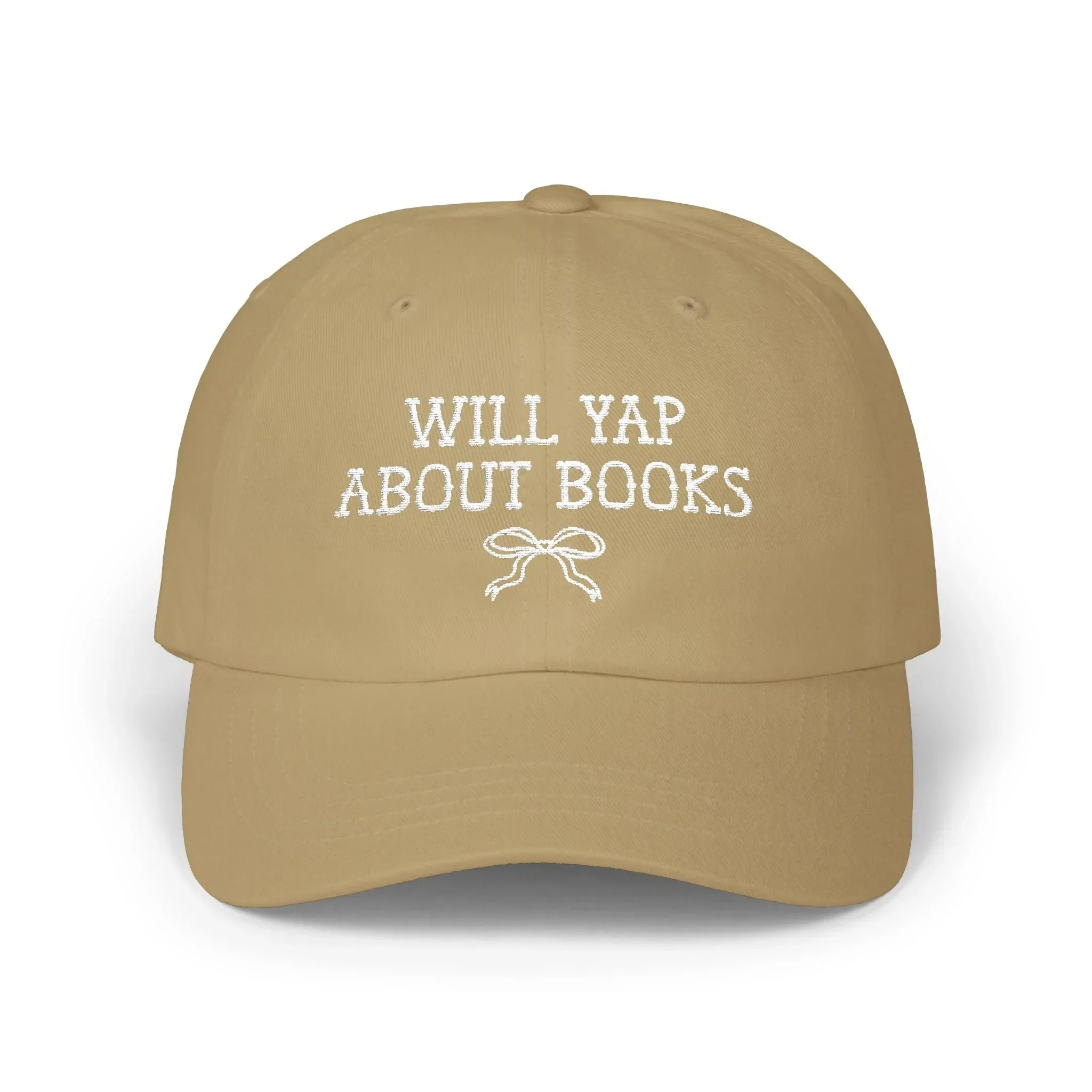 Will Yap About Books Cap with Bow - Image 3