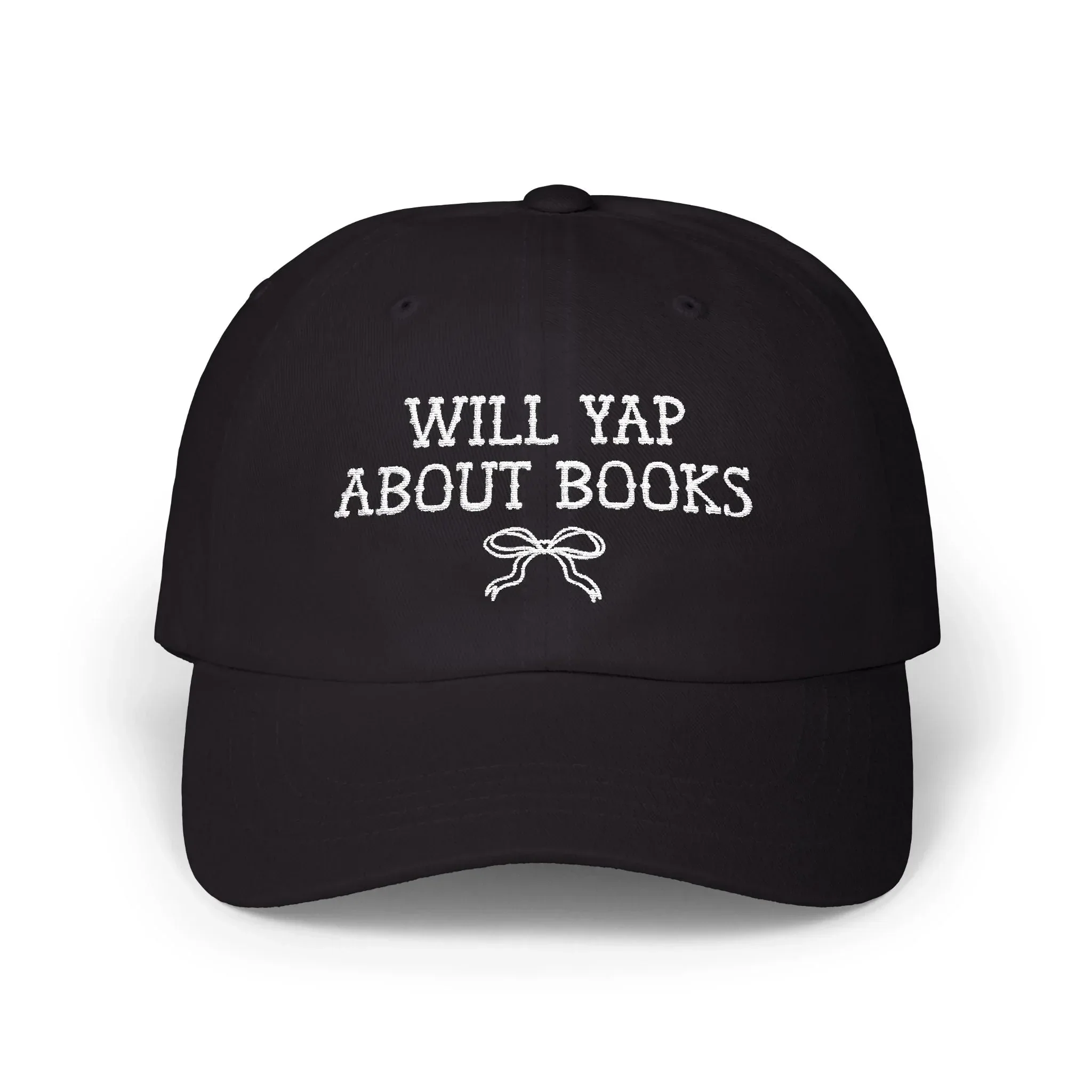 Will Yap About Books Cap with Bow - Image 6