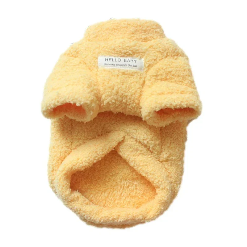 Winter Warm Plush Dog Sweater – Soft Pet Coat for Small Dogs & Puppies - Image 11