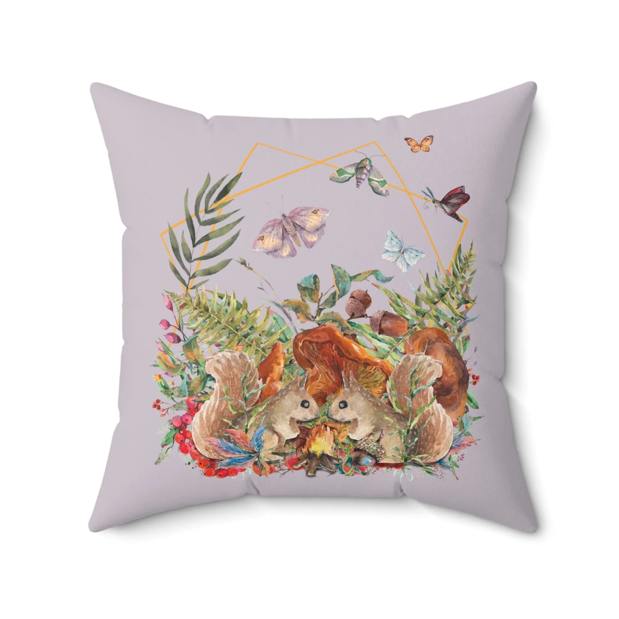 Witchy Squirrel Pillow